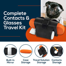 Load image into Gallery viewer, Oplee Travel Contact Lens Case - Complete Contacts &amp; Glasses Travel Kit